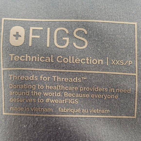 Figs Dusty Blue Joggers - Picture 7 of 7